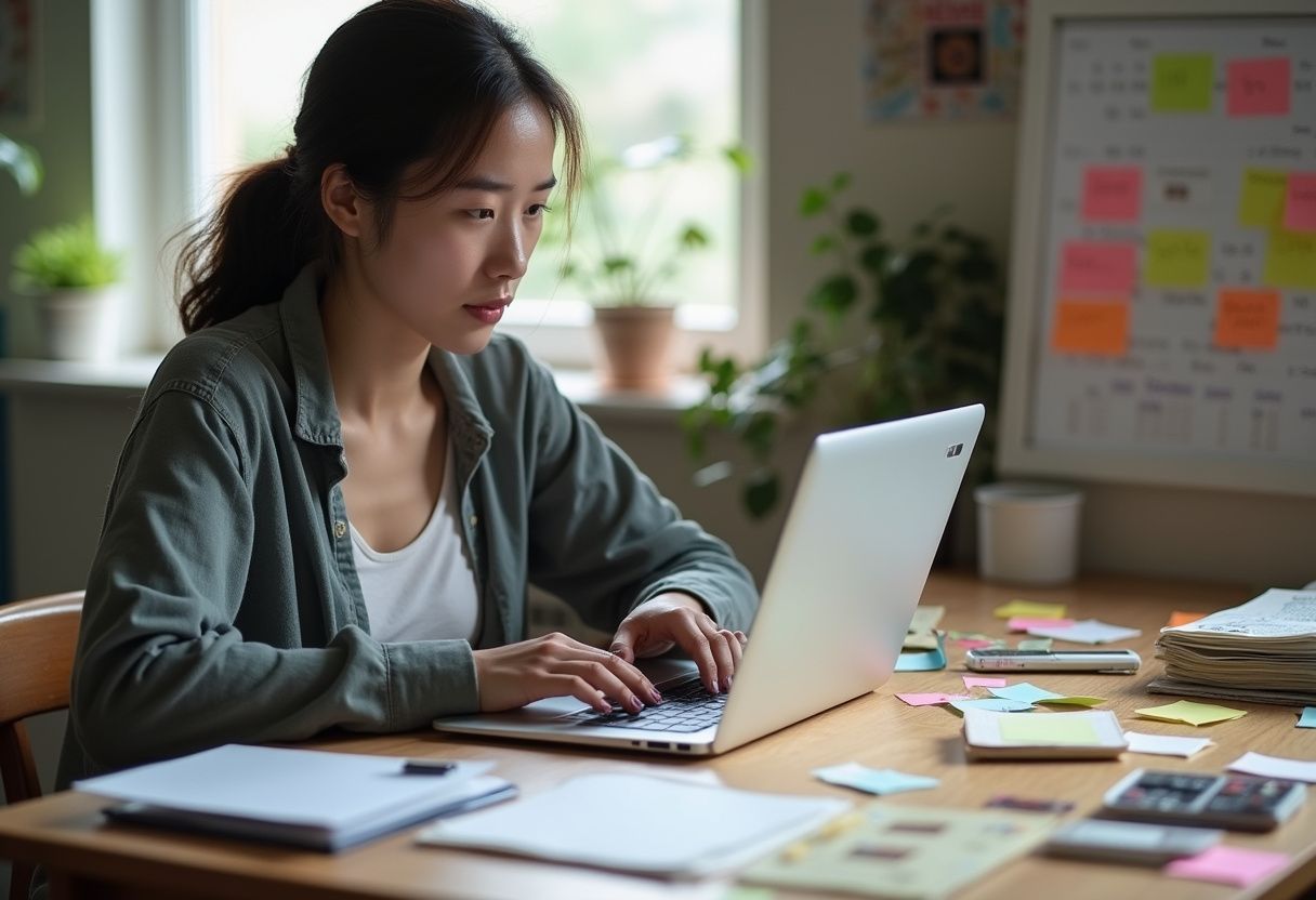 Malaysian business owner updating consistent NAP information across multiple online platforms